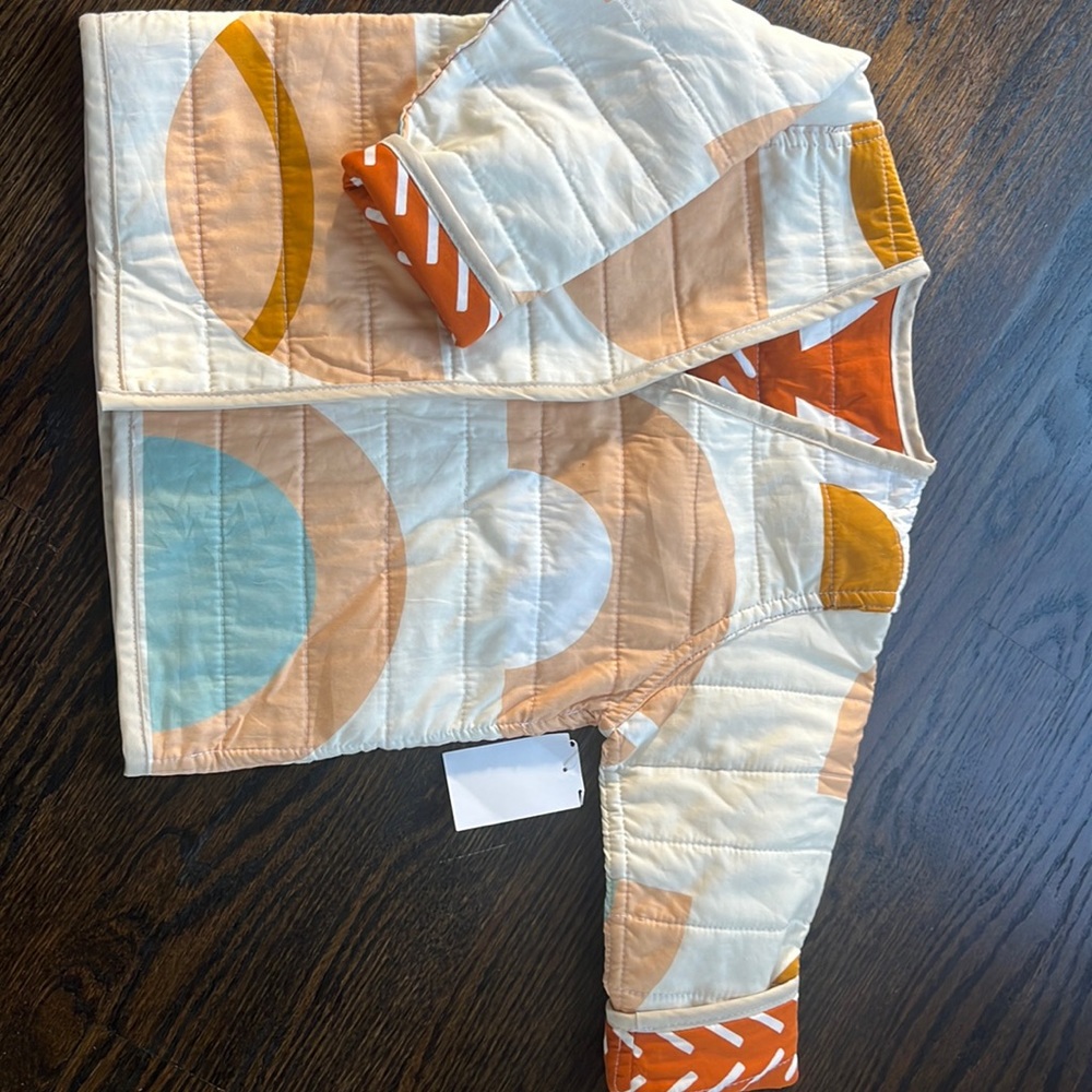 Candidart reversible quilted jacket 4-5 Y
